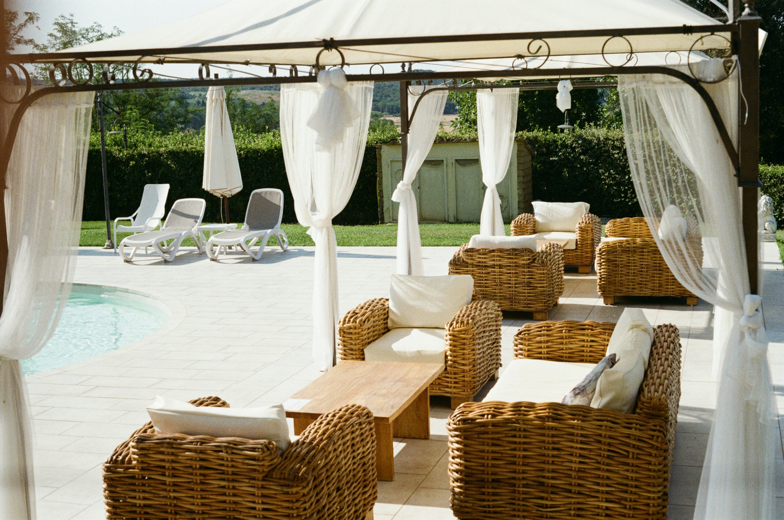 Terrasse bois piscine
